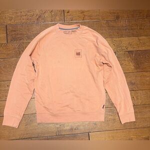 Men’s Patagonia Crewneck, size Small, orange/peach color